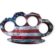 American Flag Heavy Duty Brass Knuckles Paper Weight