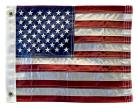 12" x 18" USA Boat Flag Embroidered