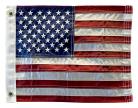 12" x 18" USA Boat Flag Embroidered