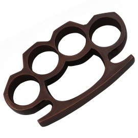 2.8 Ounce Brass Knuckles Belt Buckle Paperweight Copper