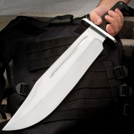 20 Inch Giant Bowie Knife Black Satin