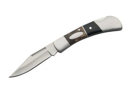 3 inch black light brown folding knife 210962YW