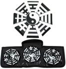 3pc yin yang throwing stars set tk2b