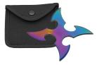 4 blade throwing star rainbow fb0018rb