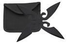 4 blade whirlwind throwing star black fb0022bk