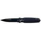 5" Closed Black Automatic Switch Blade Contour Knife