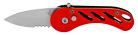 5" Peanut Automatic Knife Red