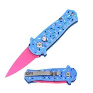 5.25″ Blue Sprinkles Mini Auto Switch Blade