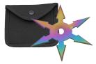 6 blade throwing star rainbow fb0019rb