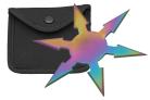 6 blade throwing star rainbow fb0020rb