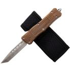 7" Deep Woods Delta Force D/A OTF Automatic Knife Damascus Tanto