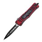 7" Red Delta Force D/A OTF Automatic Knife Dagger