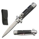 7.5" Stream Line Black Leverlock Automatic Knife