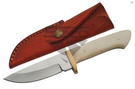 7.5 Inch White Tail Bone Skinner Hunting Knife Full Tang