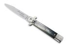 8" AKC Leverletto Leverlock Automatic Knife Brazilian Horn