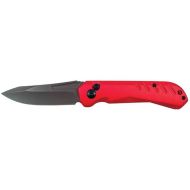 8" Lightweight CNC Machined Red Switchblade Satin Blade