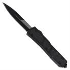 Tarantula Grip Black D/A OTF Automatic Knife Black Bayo