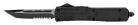 8.5" Techno Black D/A OTF Automatic Knife Black Tanto Serrated