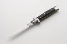 9" AB Black Italian Stiletto Automatic Knife Dagger