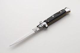 9" AB Black Italian Stiletto Automatic Knife Dagger