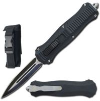 9" Automatic Demolition Rambler Black D/A OTF Knife