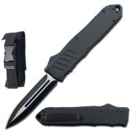 9" Black Havoc OTF Dual Action Automatic Knife Two Tone Dagger