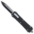 9.5" Contour Black D/A OTF Automatic Knife Black Drop Point