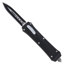 9.5" Devastation Tactical D/A OTF Automatic Knife Black Spear Point