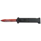 9" Joker Black D/A OTF Automatic Knife Red Dagger