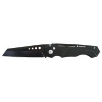 9.5" Open Black Chopper Auto Switchblade Wharncliffe Blade Knife