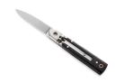 A.G.A Campolin 6" Ebony Wood Leverlock Automatic Knife