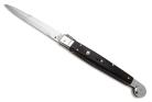 A.G.A. Campolin 12" Ebano Wood Italian Sicilian Fighting Automatic Knife