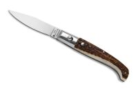 A.G.A. Campolin Pattada Stag Horn Italian Automatic Knife