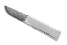 AGA Campolin Dragonfly Gravity Knife Silver Steel Damascus