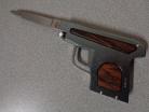 AGA Campolin Pistol Gun Automatic Knife Cocobolo 6.57"