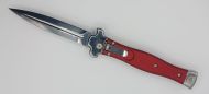AGA Campolin Zero Leverlock Knife Red Aluminum Dagger