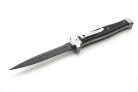 AGA Campolin Zero Plus G-10 Leverlock Automatic Knife Black Dagger