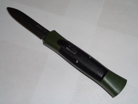 AKC 007 Concord Green OTF Automatic Knife Satin Dagger