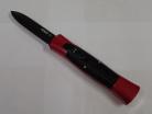 AKC 007 Concord Red Black OTF Automatic Knife Black Dagger