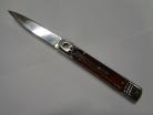 AKC 8" Slim Lever Lock Automatic Knife Cocobolo Wood