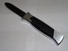 AKC Black Finger Stainless Black OTF Automatic Knife Satin Flat Grind