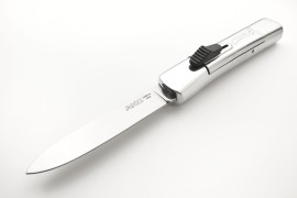 AKC Concord 700 Chrome D/A OTF Automatic Knife Satin Flat