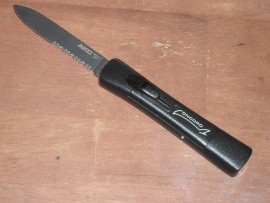 AKC Concord Black Italian OTF D/A Automatic Knife Serrated