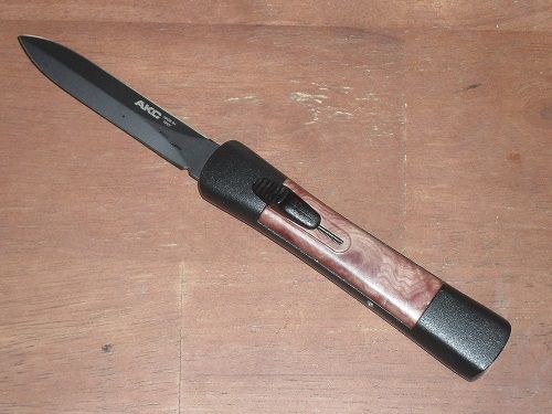 AKC Concord Dagger Briarwood Italian OTF Automatic Knife