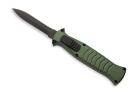 AKC EVO Army Green D/A OTF Italian Automatic Knife Black Dagger