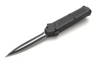 AKC F-16 Black Grip D/A OTF Automatic Knife Two Tone Dagger