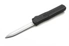 AKC F-20 Black Italian OTF Automatic Knife Satin Drop Point