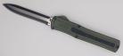 AKC F-20 D/A OTF Automatic Knife Army Green Two Tone Drop Point (8.4" Overall)