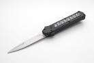 AKC F16 OTF D/A Automatic Knife Black Skulls