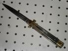 AKC Leverletto Brass 9" Brazilian Horn Lever Lock Automatic Knife